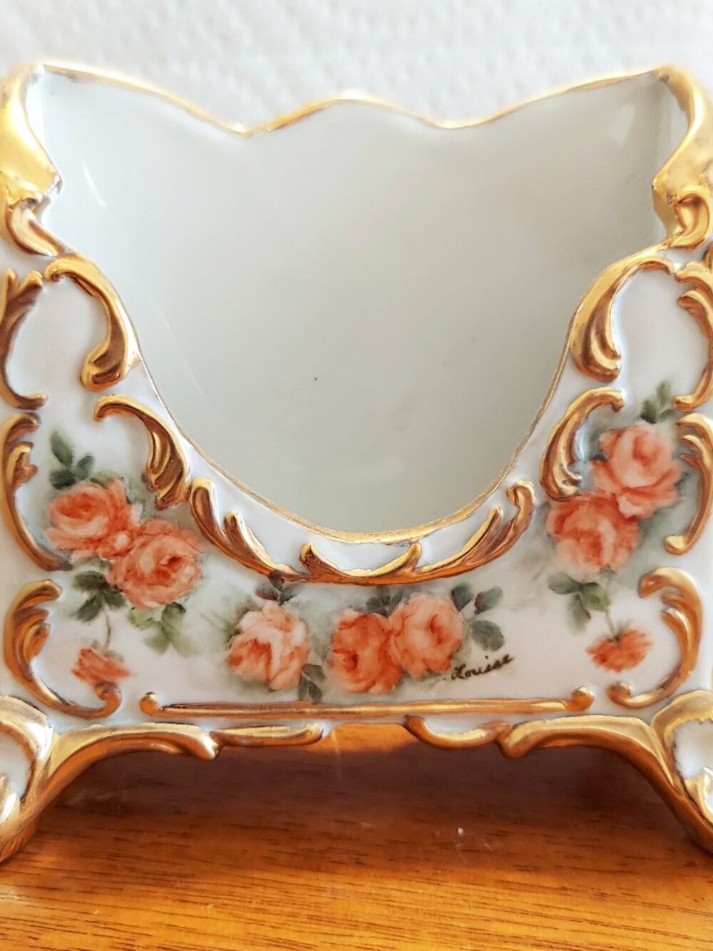 Vintage Handpainted Letter Holder
